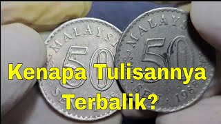 50 sen 1988 Kenapa Tulisannya Terbalik [upl. by Cestar]