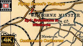 Ep1 Flying The Castlemans Corkscrew Trailway  Broadstone to Wimborne Dorset UK By Drone [upl. by Drusus563]