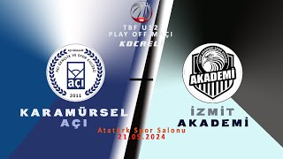 Karamürsel Açı  İzmit Akademi  TBF 2024  U12 Lig PLAYOFF ELEME  Tarih 21052024 KOCAELİ U12 [upl. by Debbee408]