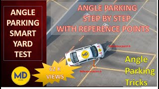 ANGLE PARKING  RTA ANGLE PARKING SMART YARD TEST 60 DEGREE PARKING [upl. by Nev844]