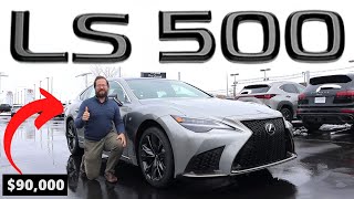 2024 Lexus LS 500 F Sport Luxury Car Bargain [upl. by Rainie17]