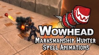 Legion Marksmanship Hunter Spell Animations [upl. by Aleusnoc]