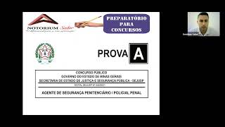 RECURSO CONSTITUCIONAL PROVA POLICIA PENAL MG [upl. by Assetak798]