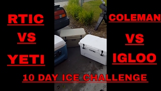 RTIC 45 vs YETI 45  10 DAY CHALLENGE [upl. by Janot]