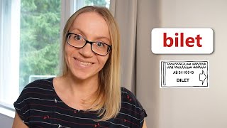 How to buy a ticket in Polish  BILET [upl. by Clarine]