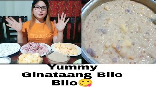 GINATAANG BILO BILO  BINIGNIT  GINATAN  LUGAW  SAMPELOT filipinofood pinoyfood [upl. by Hamirak]