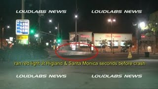 Michael Hastings quotCAUGHT ON CAMERAquot Running RedLight Seconds Before Crash [upl. by Nilac]