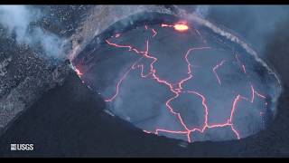 Kīlauea Summit Eruption — Lava Returns to Halemaʻumaʻu [upl. by Gierc]