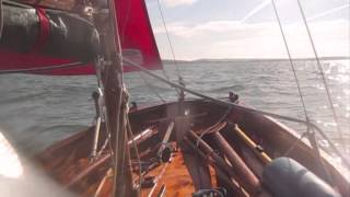 Warsash to Newtown by Mirror Dinghy [upl. by Eedrahs]