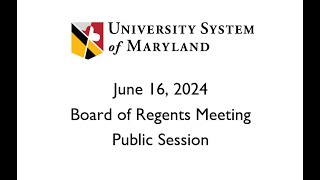 USM Board of Regents Meeting  June 16 2014 [upl. by Eslehc]