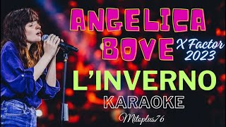 ANGELICA BOVE LINVERNO Karaoke fair use X FACTOR 2023 [upl. by Bechler]