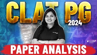 CLAT PG 2024 Paper Analysis  CLAT LLM Exam Question Paper [upl. by Lirrehs]