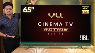 Vu Cinema TV 65 inch Action Series 2021 Unboxing amp First Impressions 🔥 [upl. by Nylirehc]