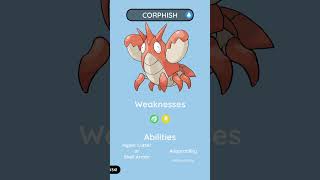 Corphish The Ruffian Pokémon  Poképedia Gen 3 [upl. by Penoyer]