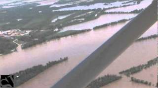 Aerial footage Cairo  Birds Point Levee [upl. by Nylak]