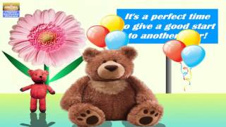 Happy Birthday Song From Cute Teddy Bear [upl. by Benni761]