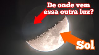 Luz Cinérea da LUA  faça isso em casa [upl. by Nepean]