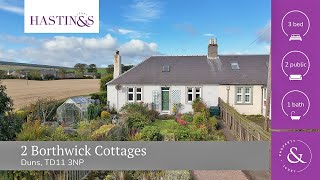 2 Borthwick Cottages Duns TD11 3NP  Video Tour [upl. by Ahsienad]