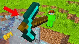 Minecraft But I Can Craft GIANT Pickaxes Tagalog [upl. by Oicelem639]