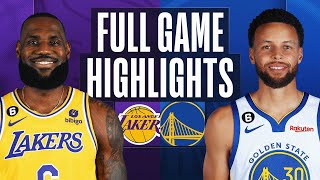 LAKERS at WARRIORS  NBA FULL GAME HIGHLIGHTS  October 18 2022 [upl. by Olimreh784]