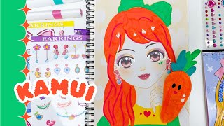 ToyASMR✨ 🎀 Kamui style makeup with stickers 🥕 Trang điểm phong cách Kamui 💄 Hero Team  Ep05 [upl. by Steven312]