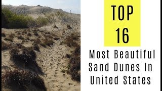 TOP 16 Most Beautiful Sand Dunes In USA [upl. by Savitt764]