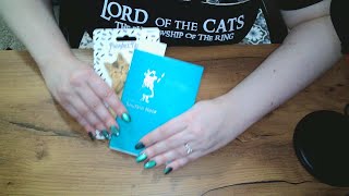 ASMR Japanese Bookstore Haul  whisper lofiasmr oldschoolasmr bookstore cats [upl. by Rabush]