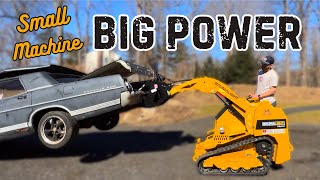 462 NEW Baumalight MINI SKID STEER Packs a PUNCH [upl. by Ymled516]