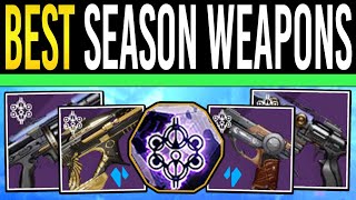 Destiny 2  The BEST Season of The Lost WEAPONS ALL Stasis Guns amp Best Rolls New Activity Drops [upl. by Yrotciv]