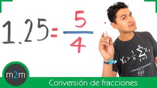 Conversión de una fracción a decimal y viceversa  COMPLETO [upl. by Sosanna]