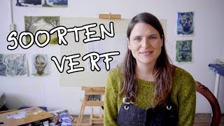 🎨 Olieverf vs acrylverf vs aquarel  Verfsoorten  mijn ervaringen  Robin Rozendal [upl. by Anehsat]