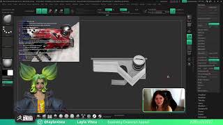 Exploring Character Appeal – Layla Viscu – ZBrush 2022 [upl. by Haig]