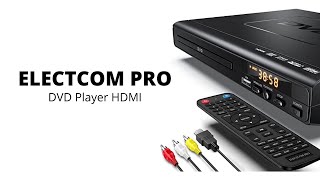 ELECTCOM PRO  DVD Player HDMI DVD Players for TV CD Players for Home HDMI and RCA Cable Included [upl. by Chuu639]