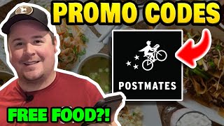 INSANE Postmates Promo Code 2024  How to get Free Food Postmates Coupon Codes [upl. by Hameerak]