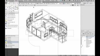 Vectorworks Ebenen als Geschosse [upl. by Sacken448]