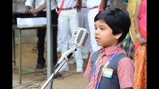 REPUBLIC DAY 2019  ENGLISH SPEECH by II STD KID [upl. by Firmin]