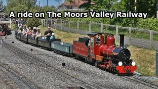 A ride on The Moors Valley Railway  080613 [upl. by Auburta473]