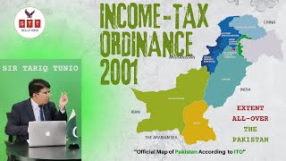 INCOMETAX ORDINANCE 2001  PAKISTAN Official Map  CA CAF 2  TAXATION  By Sir Tariq Tunio [upl. by Amadus]