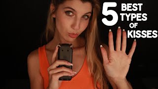 5 BEST TYPES OF K ISSES ASMR [upl. by Ioved157]