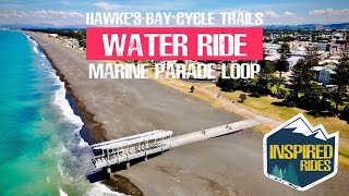 Hawkes Bay Cycle Trails  Water Ride  Marine Parade Loop  4K [upl. by Suiratnod]