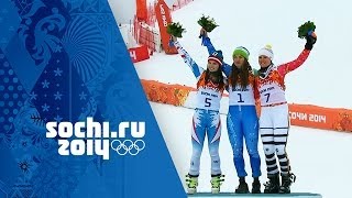 Ladies Giant Slalom  Maze Wins Gold  Sochi 2014 Winter Olympics [upl. by Eninotna]