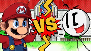 MUGEN Battles  Mario vs Henry Stickmin [upl. by Patrica]