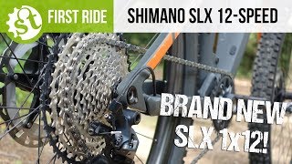 TESTED  Shimano Has A New 12Speed SLX Groupset [upl. by Ynnod819]