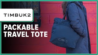 Timbuk2 Packable Travel Tote Review 2 Weeks of Use [upl. by Ursuline127]