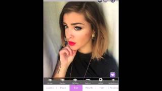 How to do a perfect selfie using YouCam Makeup app [upl. by Ateuqram]