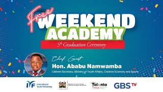 CS Ababu Namwamba Graces IYF Weekend Academy Graduation Ceremony [upl. by Kubis]