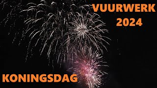 Koningsdag Vuurwerk Drierivierenpunt 2024  DFP [upl. by Etnom824]