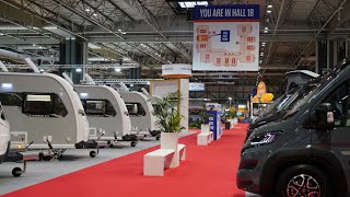 HYMER Motorhome Range At The Show [upl. by Ttesil]