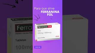 Ferranina fol para que sirve [upl. by Eimmaj753]