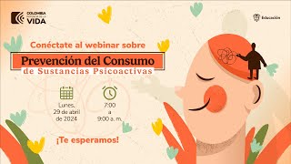 Webinar sobre la prevención del consumo de sustancias psicoactivas [upl. by Aizirtap]